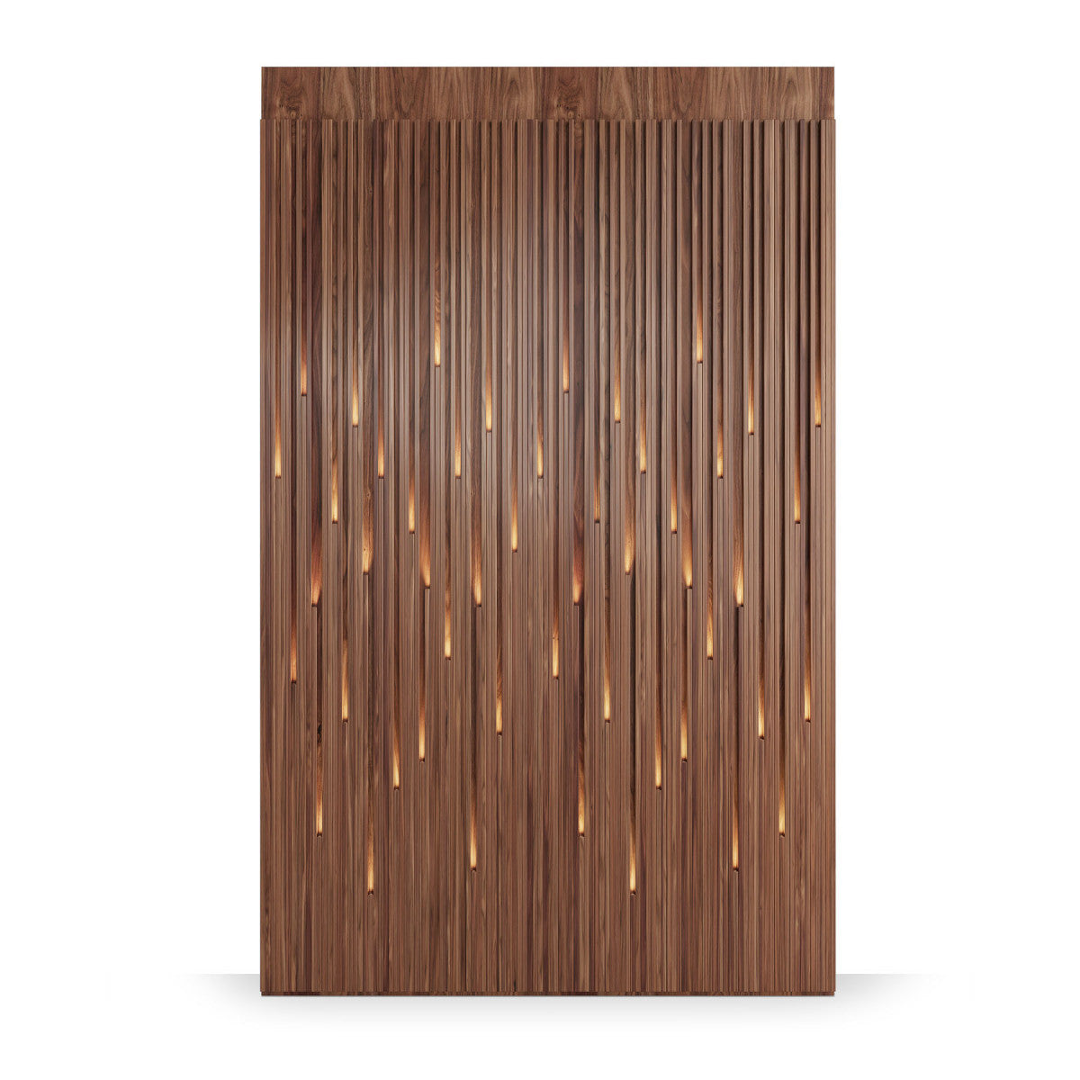 Backlit Vertical Slat Panels