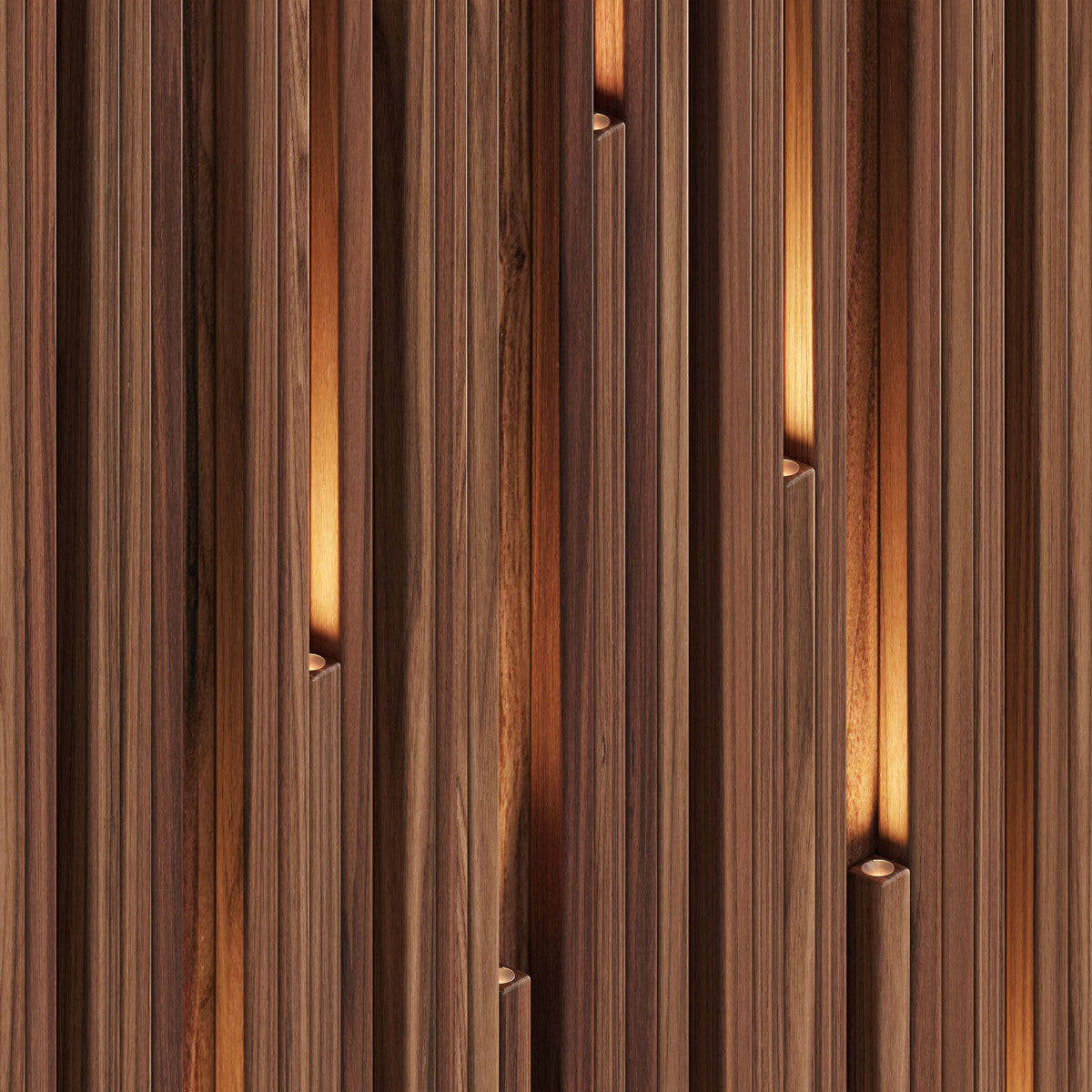 Backlit Vertical Slat Panels