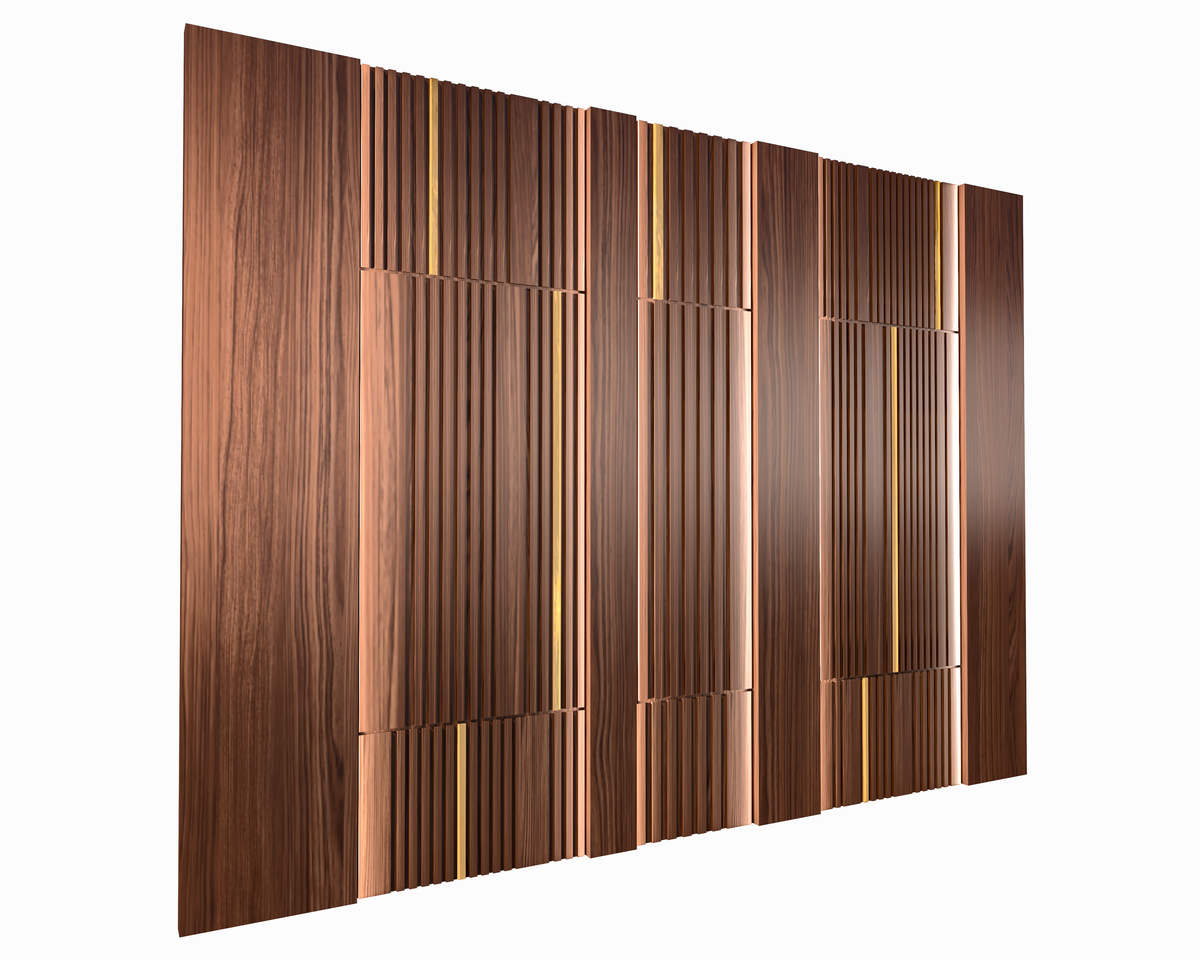 Fluted Panels, Straight Grooves