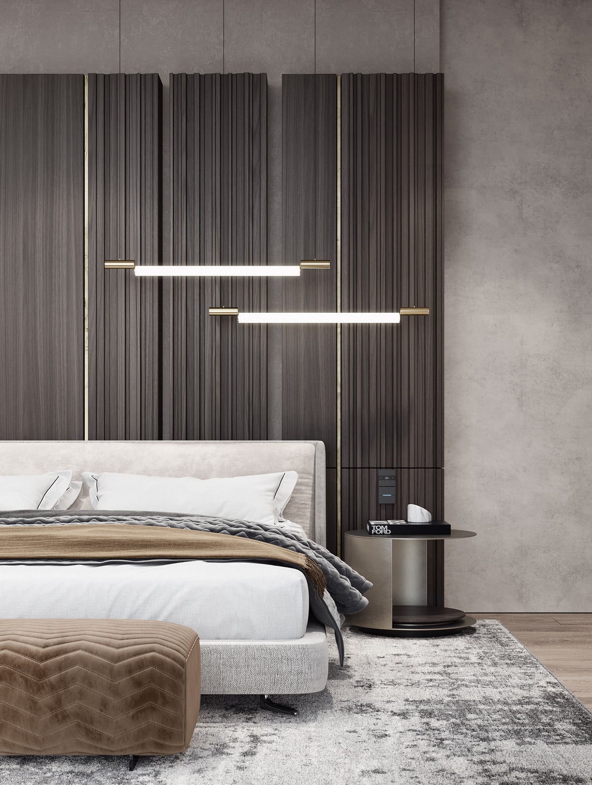 Mixed-Width Slat Panels
