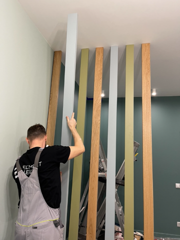 How We Install Wood Panels, Slat Walls and Room Dividers