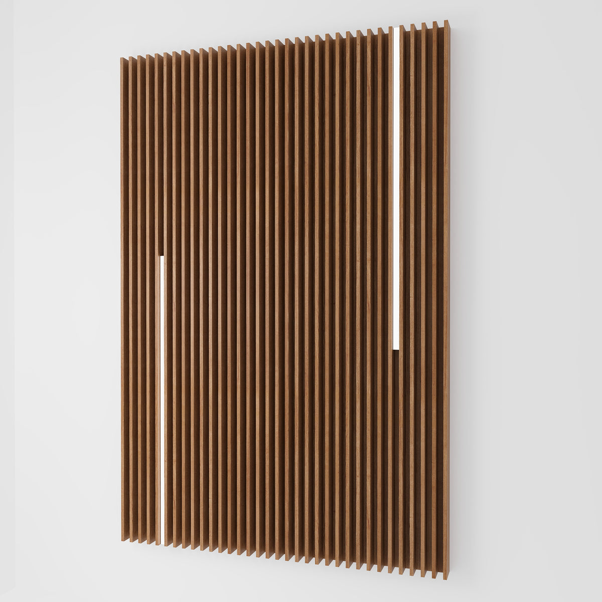 Thin Slat Panels with LED