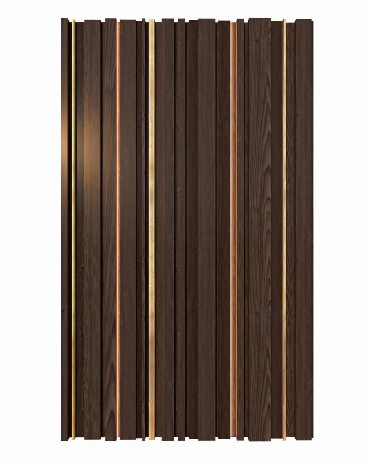 Mixed-Width Slat Panels