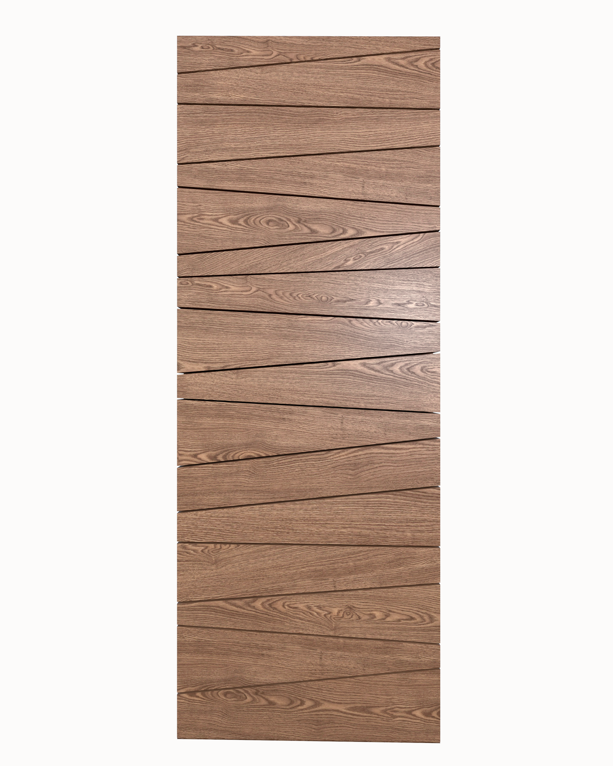 Staggered Wood Plank Wall Panels