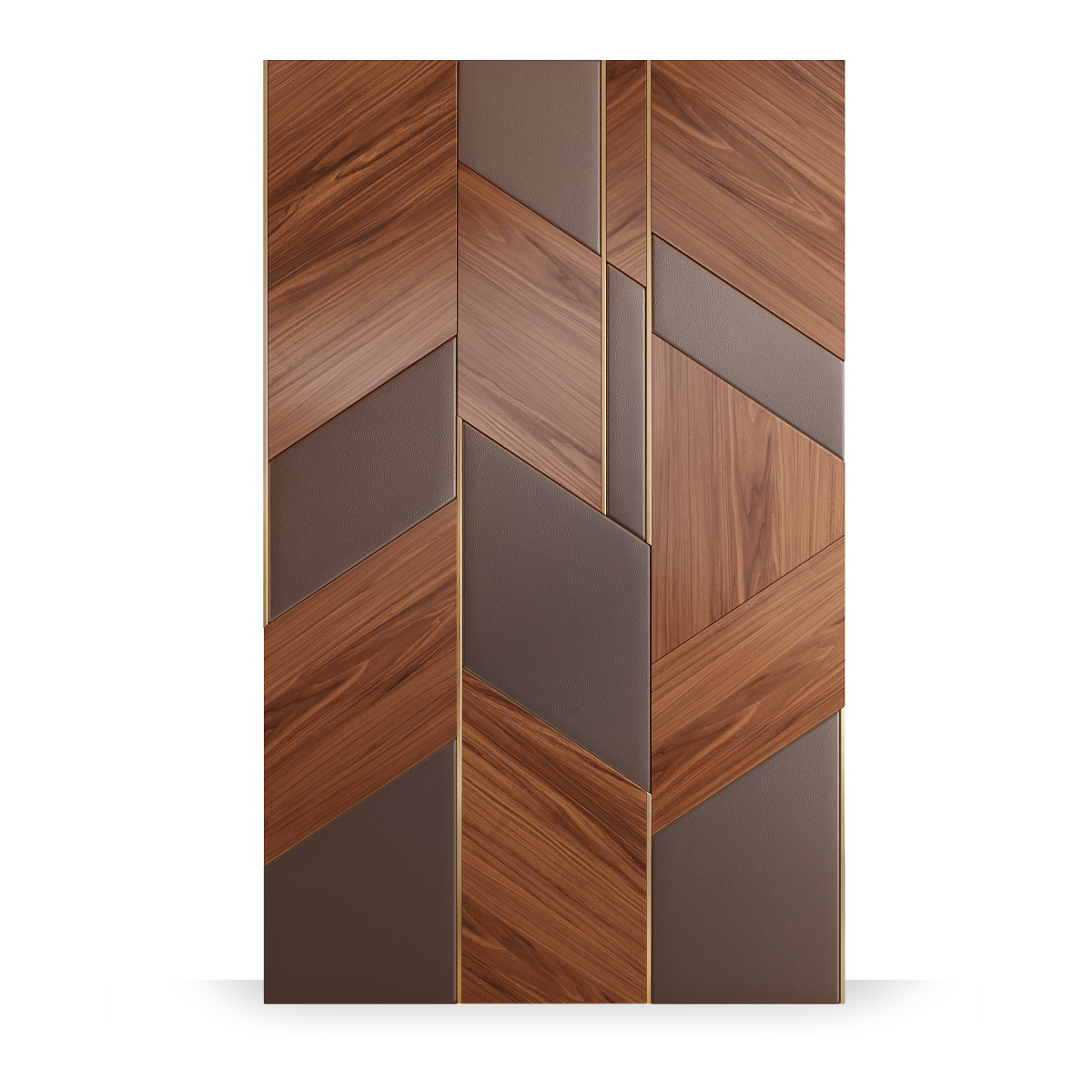 Wood + Leather Panels