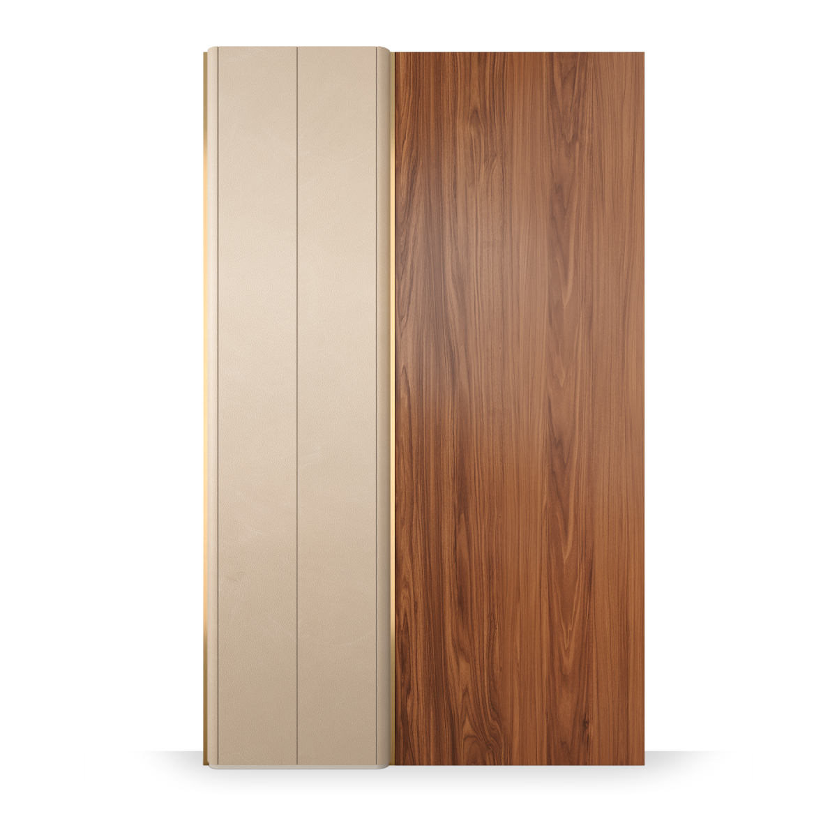 Wood + Leather Panels
