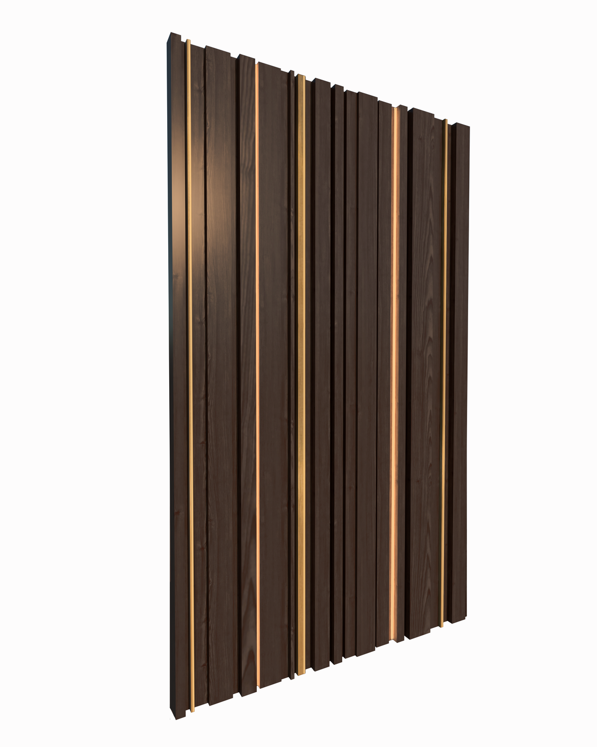 Mixed-Width Slat Panels