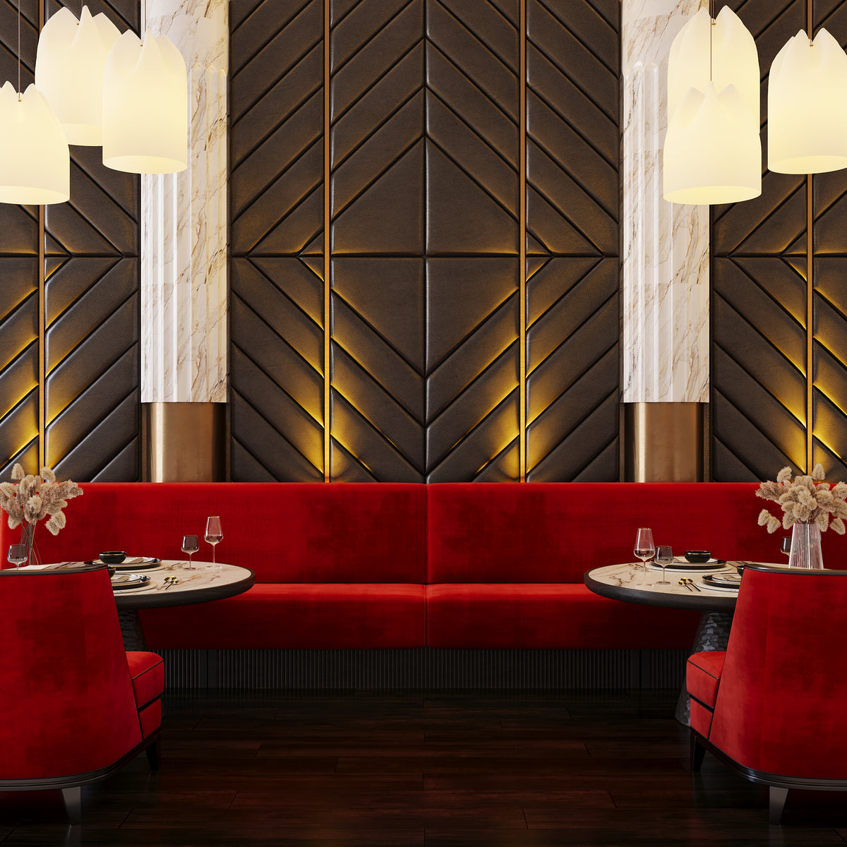 Upholstered Fabric & Leather Panels