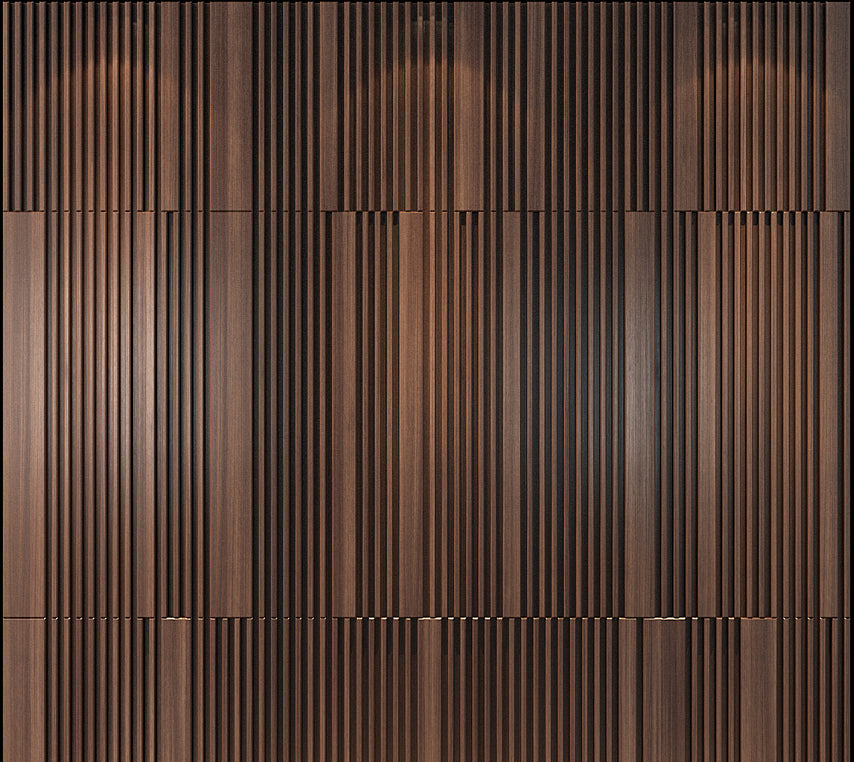 Fluted Panels, Straight Grooves