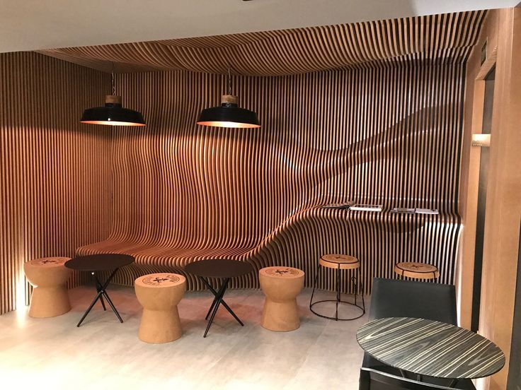 Parametric Sculptural Wood Wall Panels