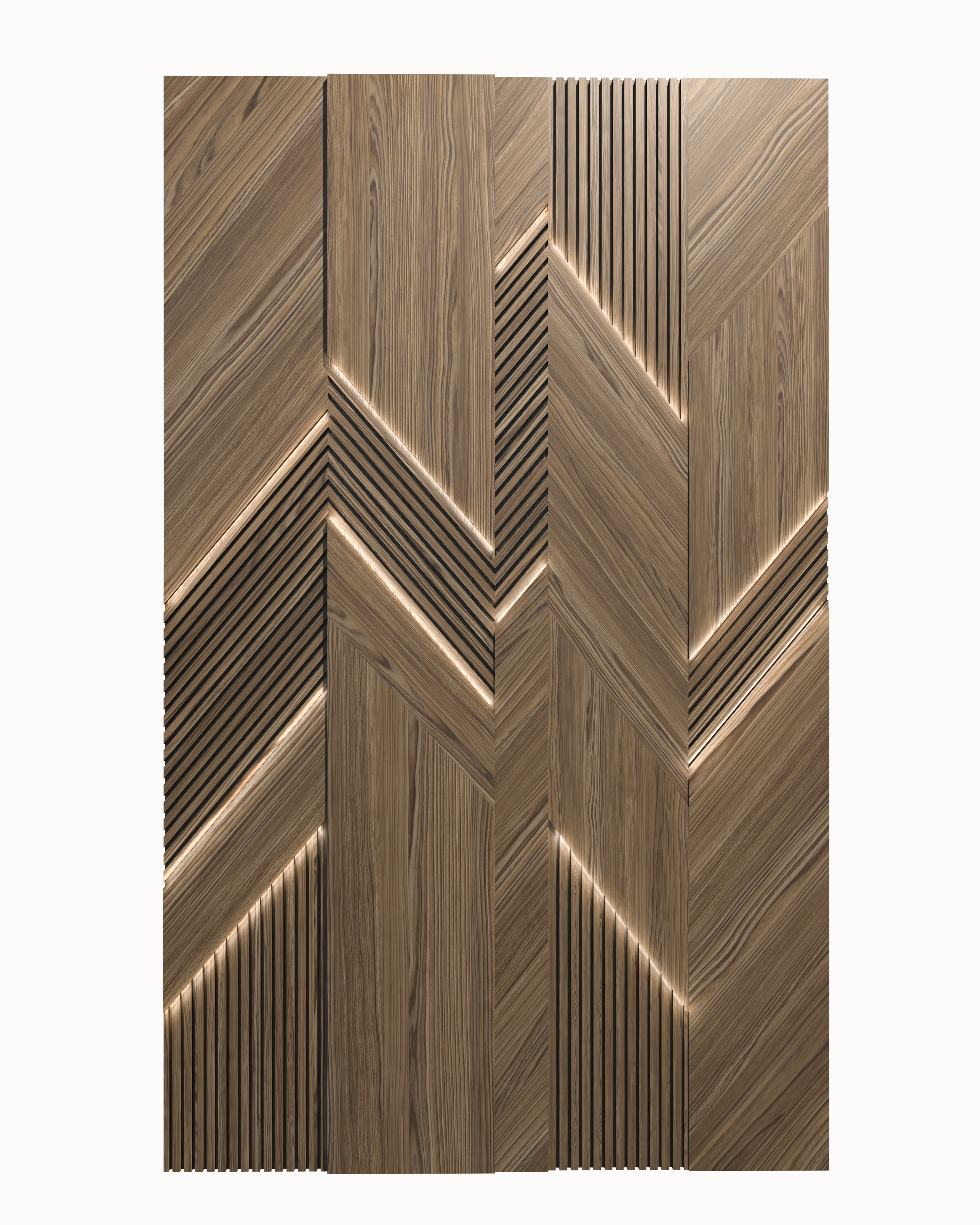 Triatrika — Geometric CNC Wood Panels for Luxury Interiors | Element Decor