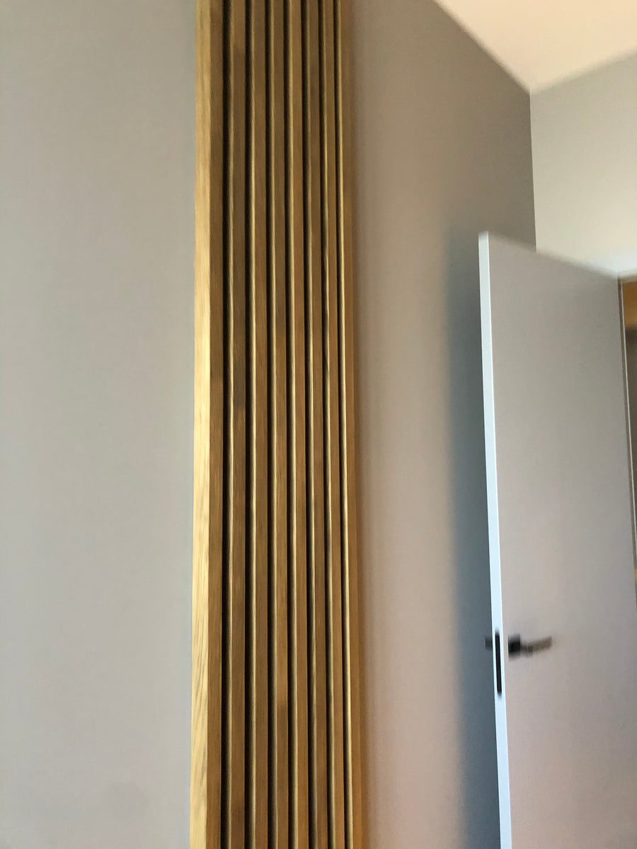 Custom Slat Walls with LED Lighting