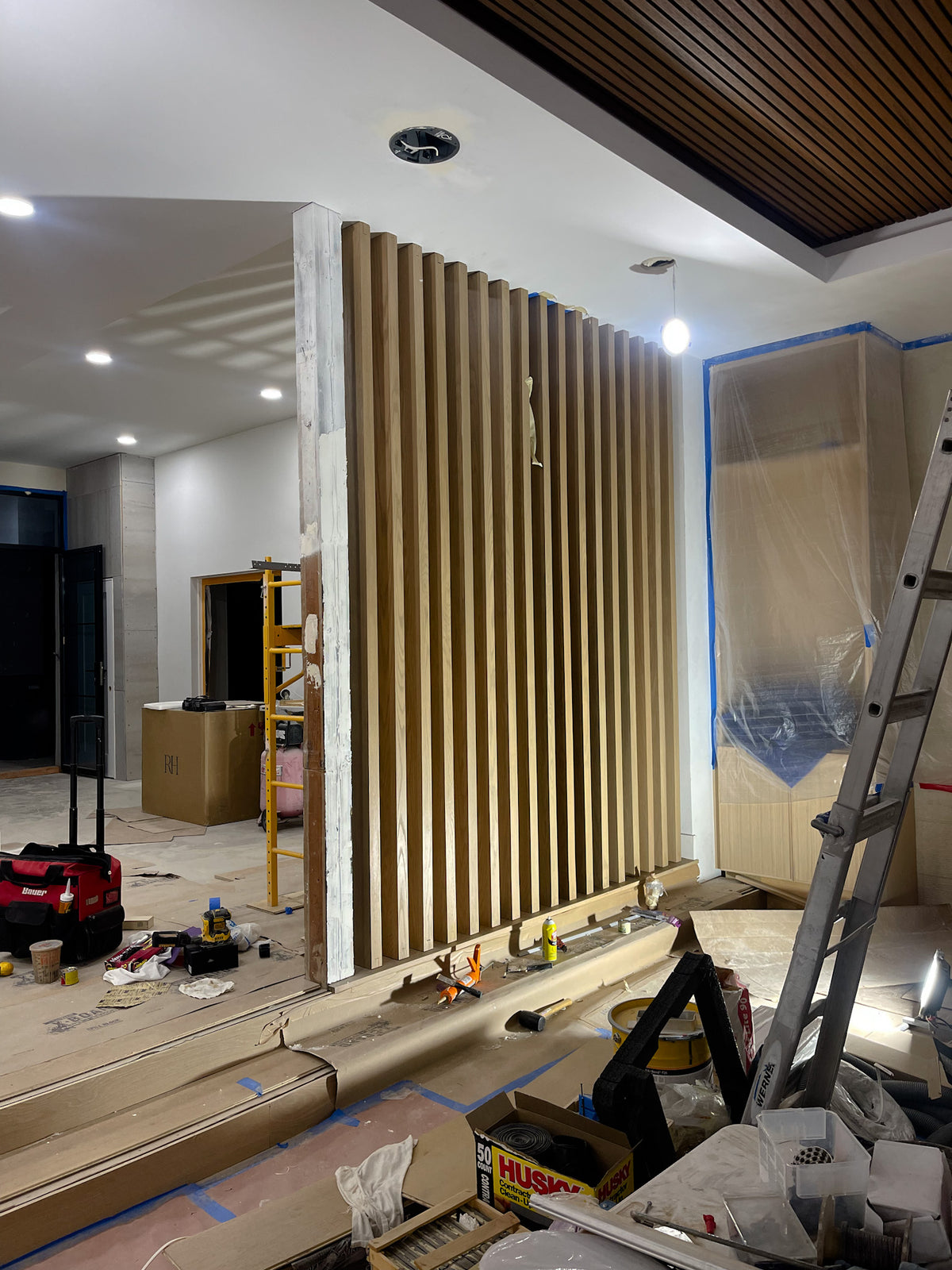Wood Slat Room Dividers
