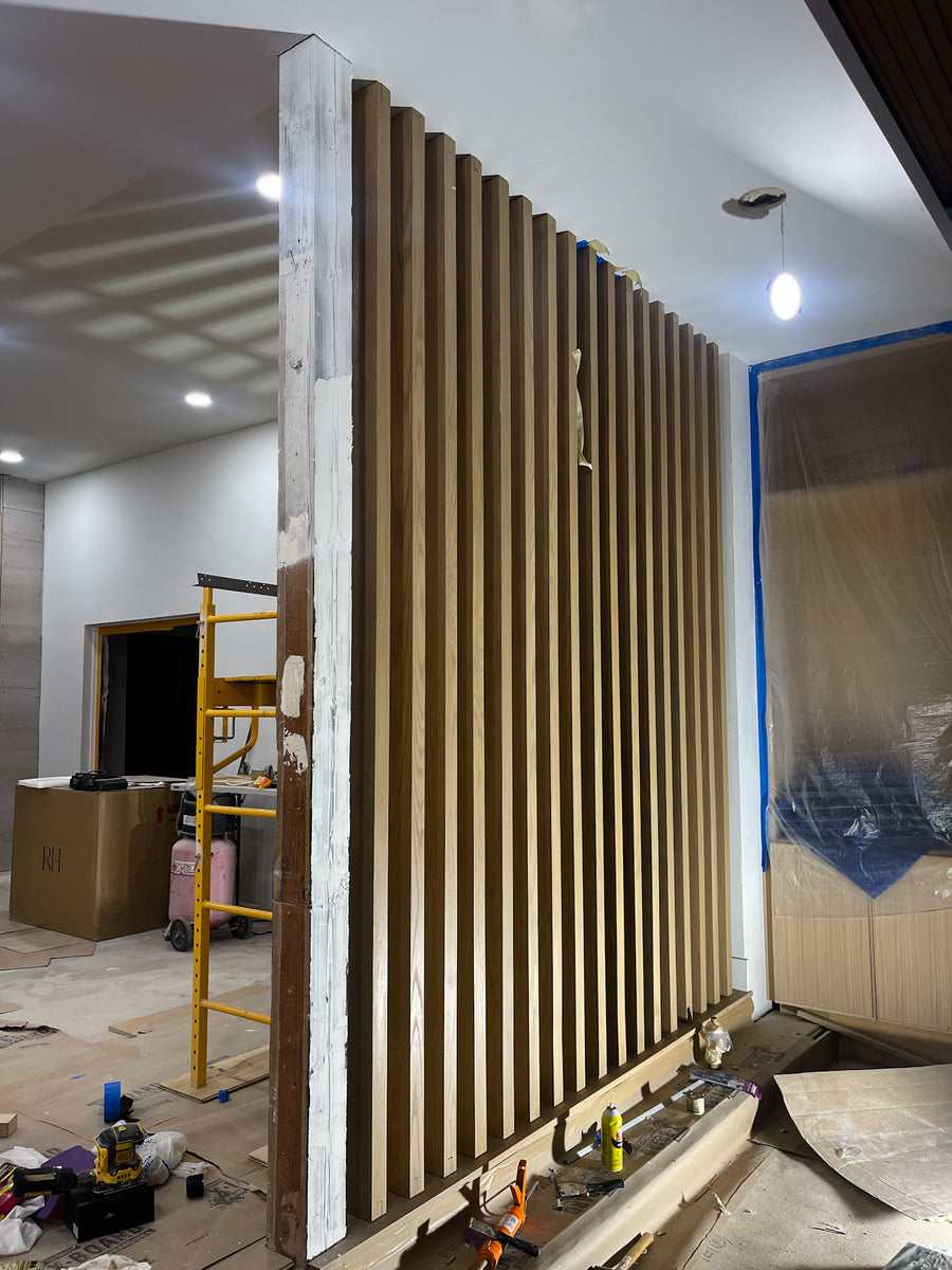 Wood Slat Room Dividers
