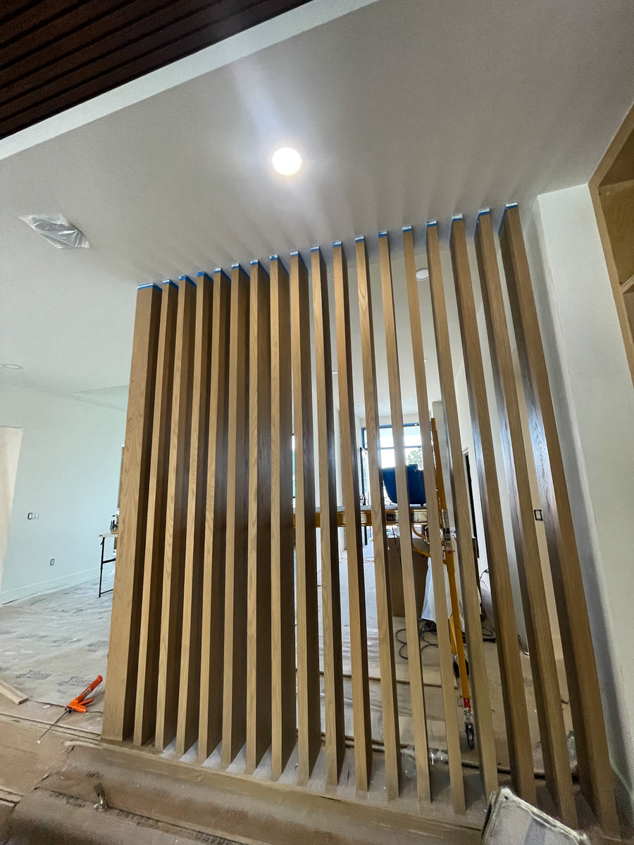 Wood Slat Room Dividers