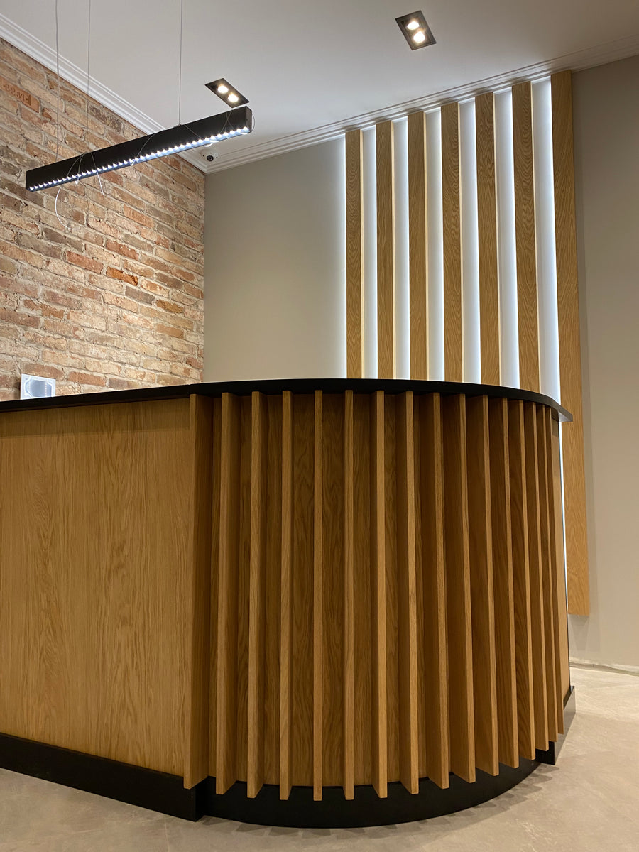 Reception Wall Panels for an Office