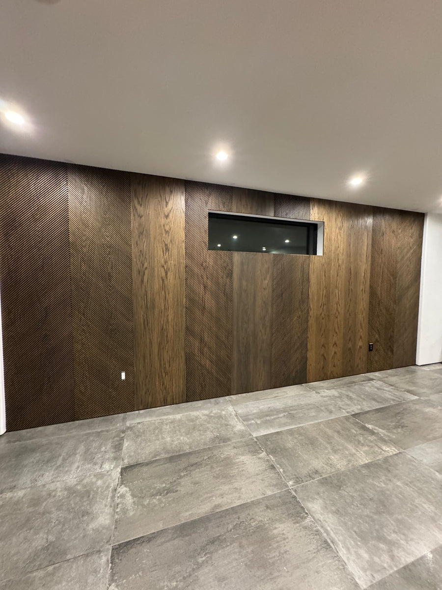 CNC Carved Oak Wall Panels, Venice