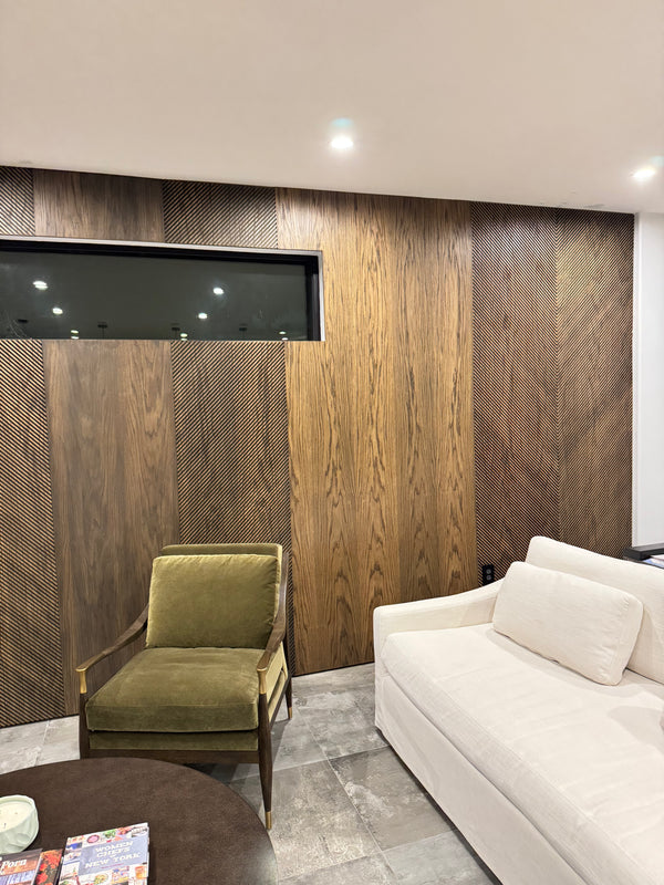 CNC Carved Oak Wall Panels, Venice