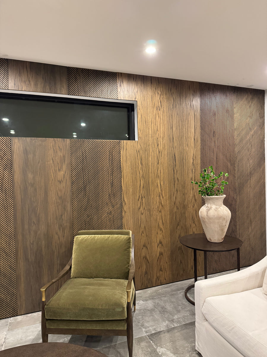 CNC Carved Oak Wall Panels, Venice