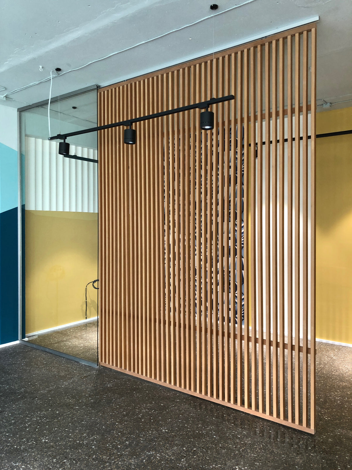 Wood Wall Panels for a Coworking Space