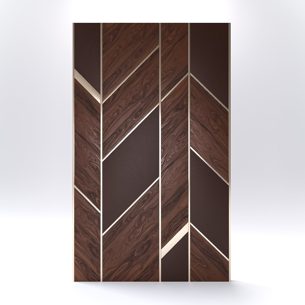 Wood + Leather Panels
