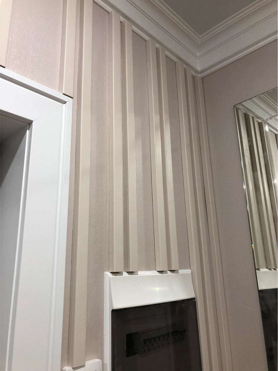 Smooth Profile Wood Slat Wall