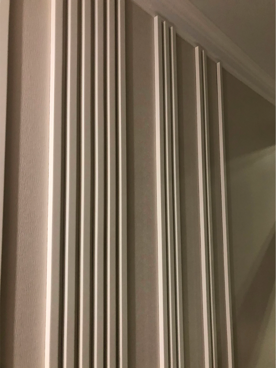 Smooth Profile Wood Slat Wall