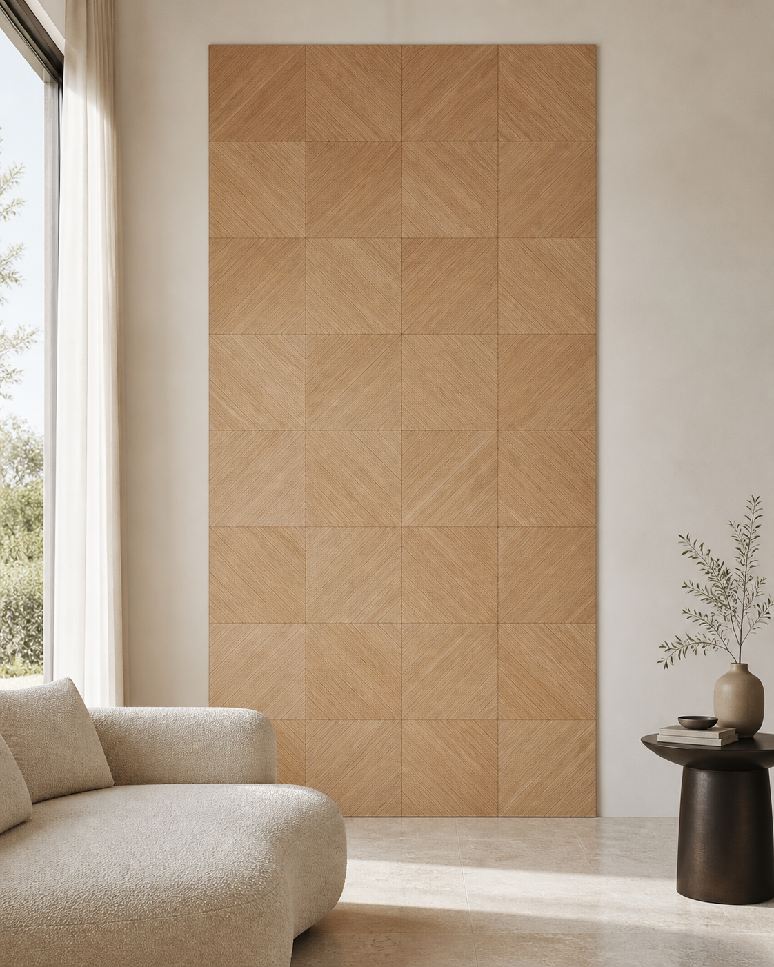 Diagonal Grain Wall Panels