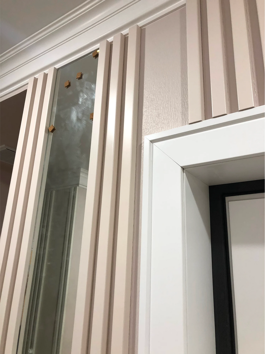 Smooth Profile Wood Slat Wall