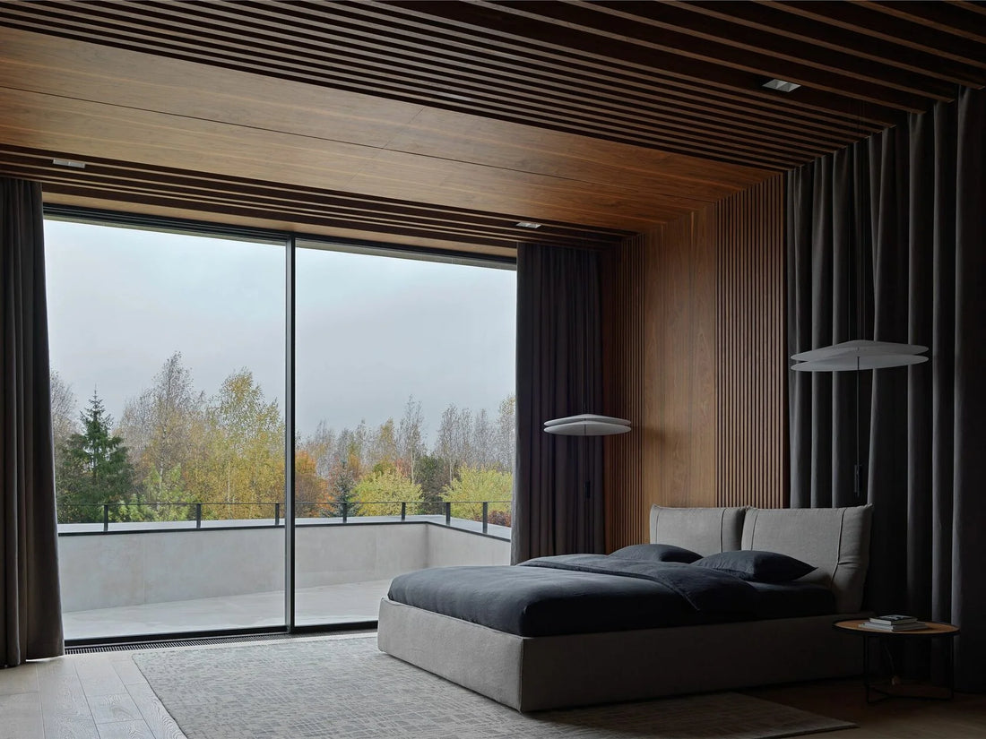 SLATS CEILING AND PANELS WALLS PENTHOUSE
