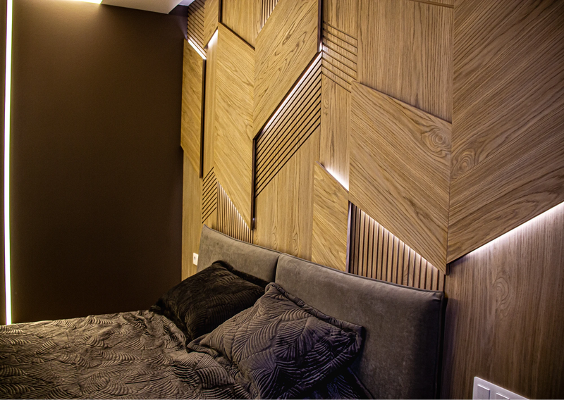 Triatrika Geometric Wood Wall Panels
