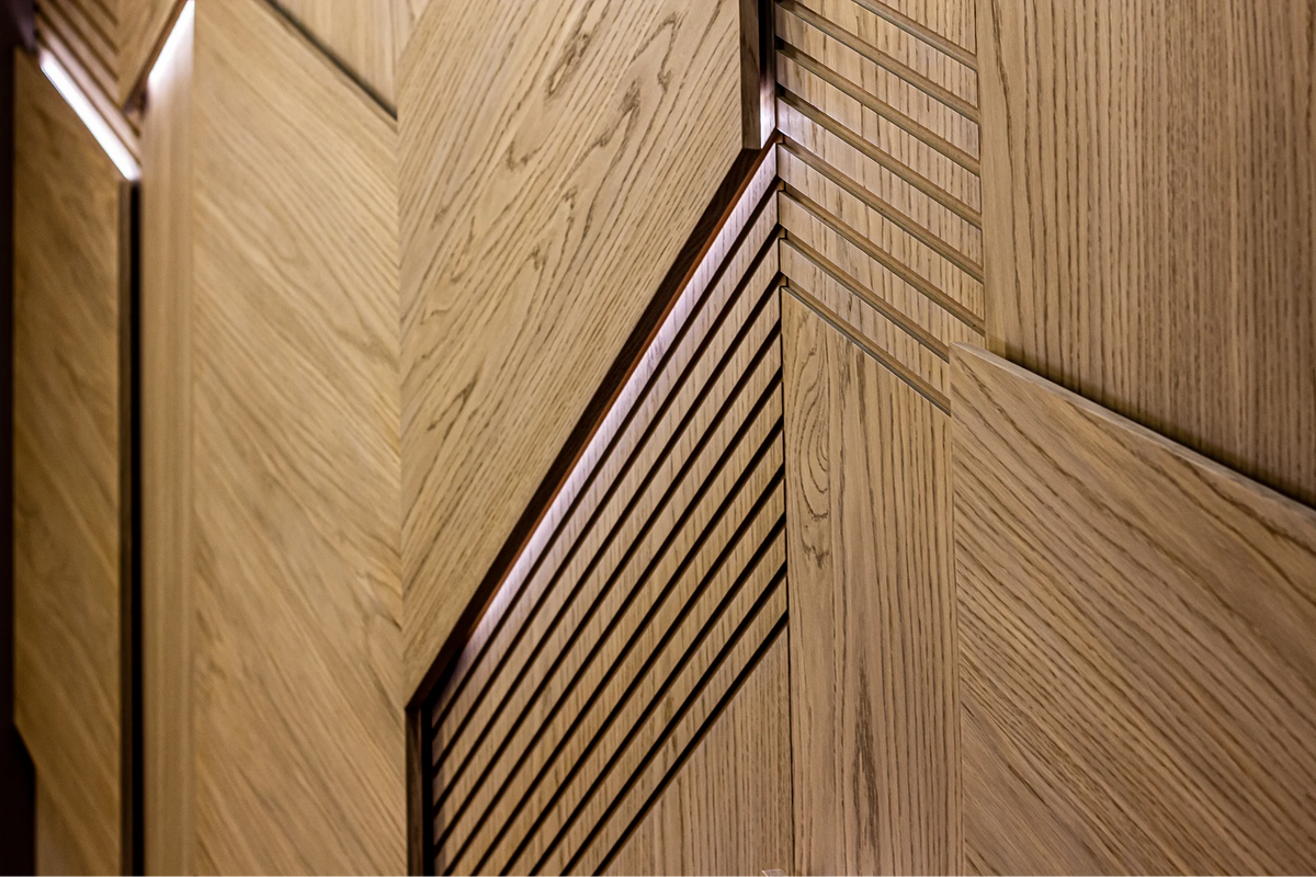 Triatrika Geometric Wood Wall Panels