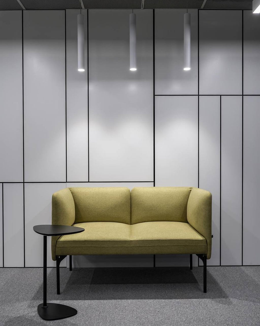 Tinted Walnut Wall Panels for an Office