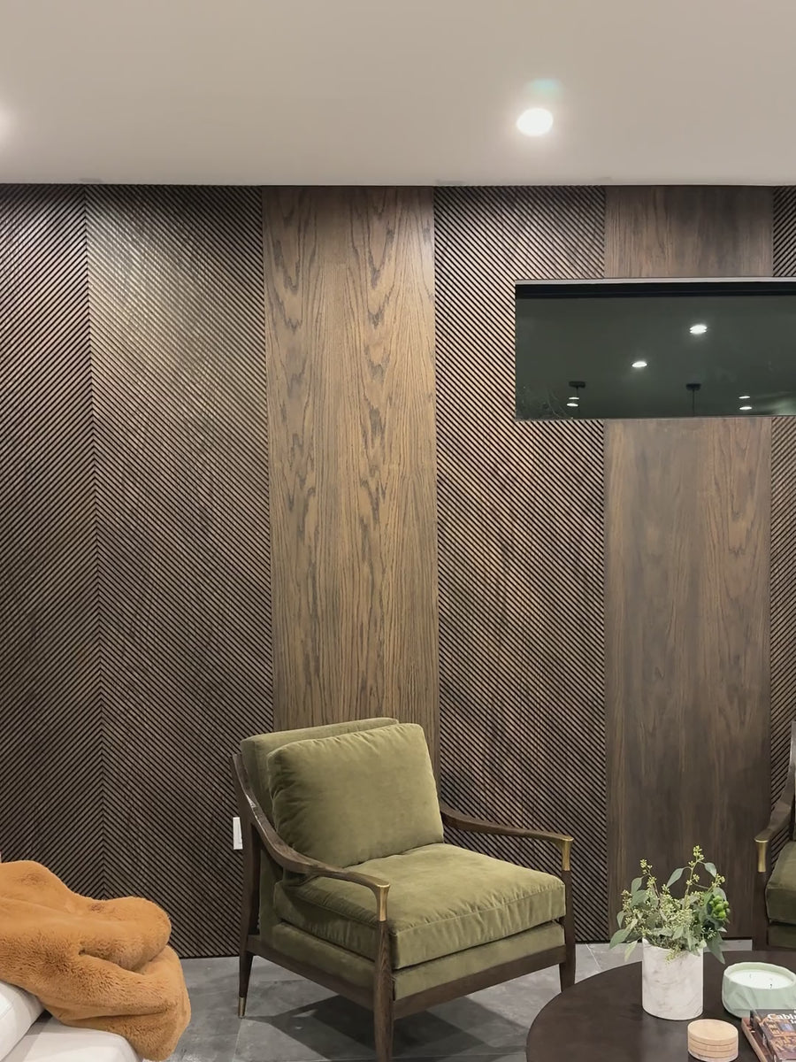CNC Carved Oak Wall Panels, Venice
