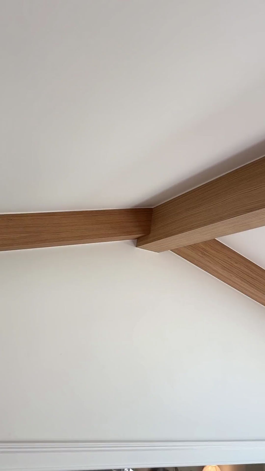 White Oak U-Beams, Sherman Oaks Residence