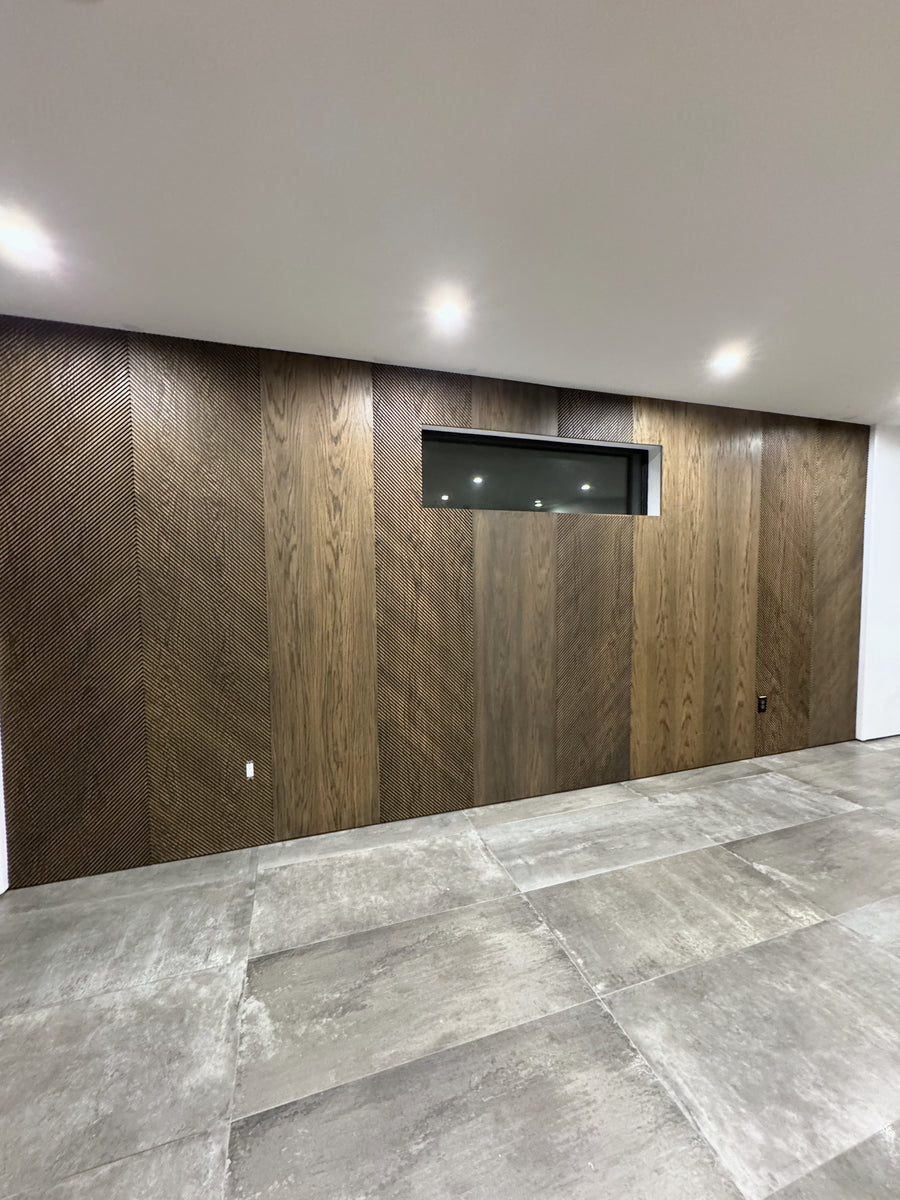 CNC Carved Oak Wall Panels, Venice