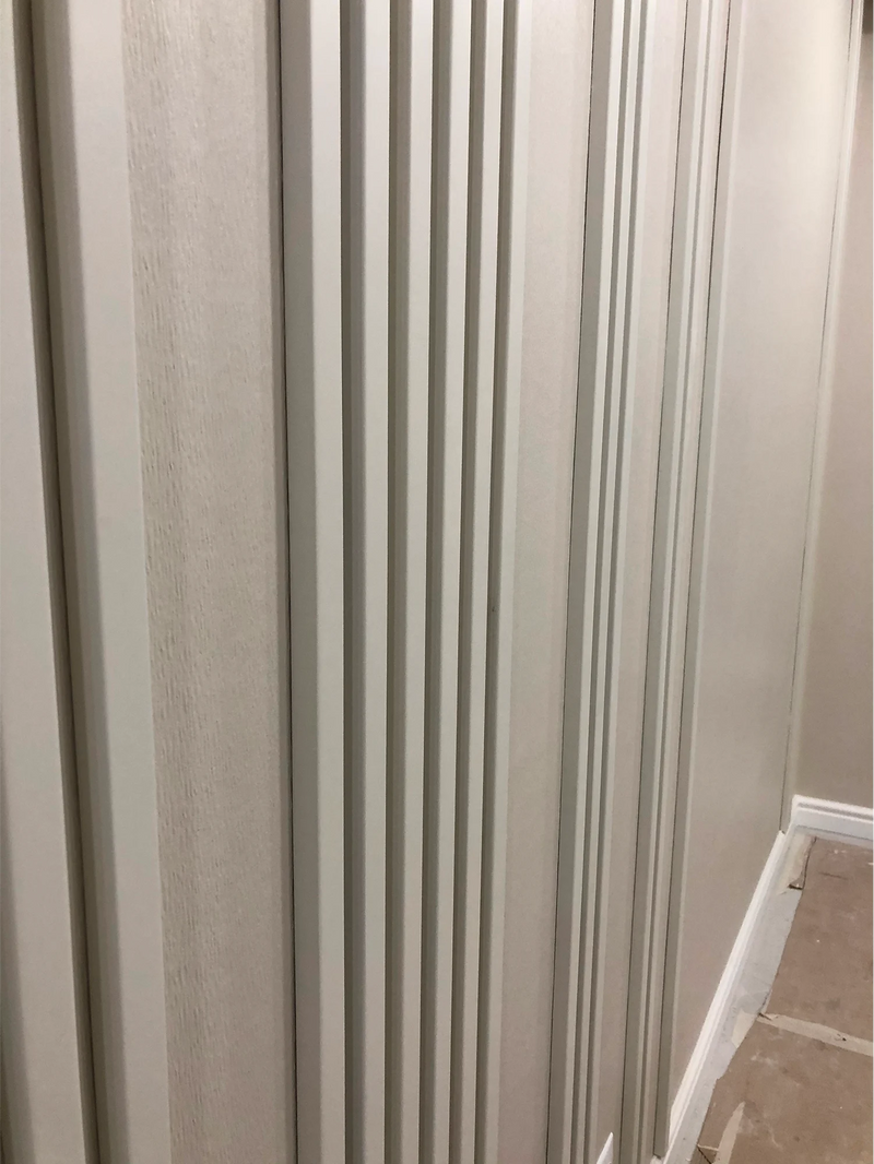 Smooth Profile Wood Slat Wall