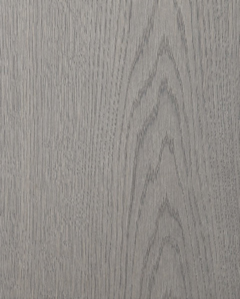 Grey stained oak finish study, showing natural wood grain
