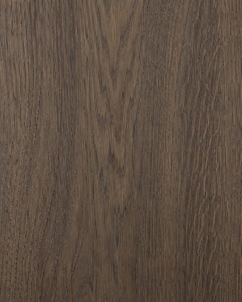 Smoked stained oak finish study, showing natural wood grain